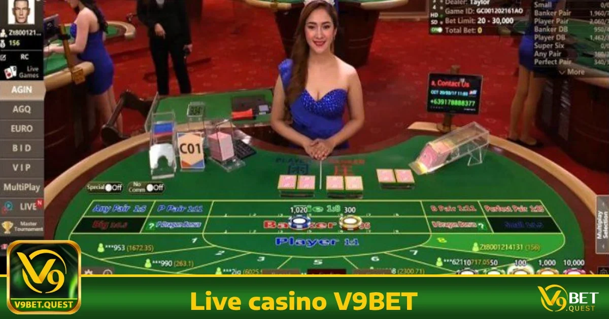 Hướng dẫn tham gia Live Casino V9BET