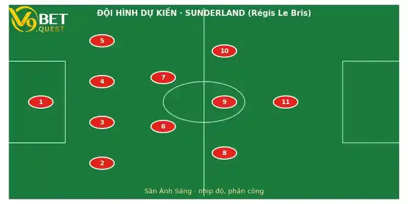 Đội hình dự kiến Sunderland vs Everton