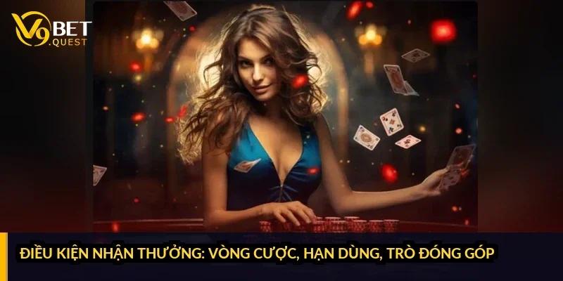 V9bet: cổng game đổi thưởng, link vào và ưu đãi T10/2026 39 Biểu đồ thác nước cho ví dụ thưởng 300.000 đồng, vòng cược 10 lần, hao kỳ vọng 120.000 đồng, còn 180.000 đồng