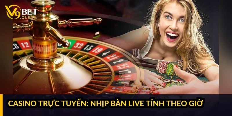 V9bet: cổng game đổi thưởng, link vào và ưu đãi T10/2026 34 Biểu đồ cột ngang số ván mỗi giờ của baccarat 72, blackjack 70 và roulette 38 theo Wizard of Odds