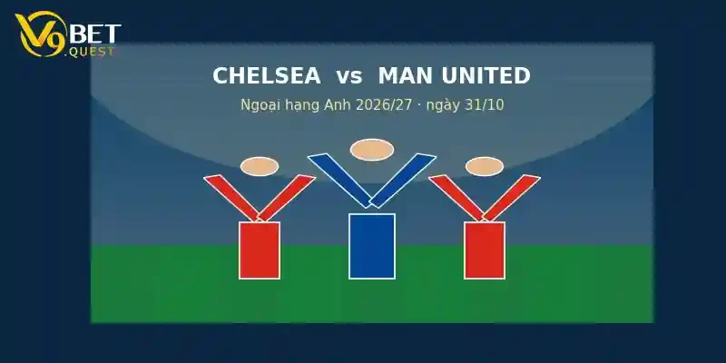 Soi kèo Chelsea vs Man United – V9bet