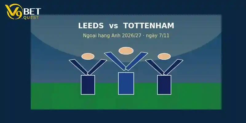 Soi kèo Leeds vs Tottenham – V9bet