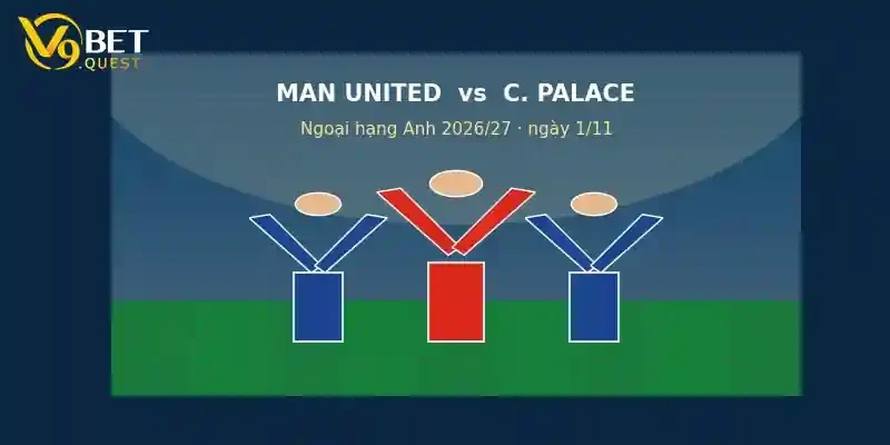 Soi kèo Man United vs Crystal Palace – V9bet